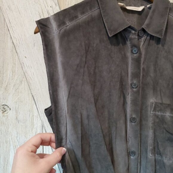 Soft Surroundings Washed Belted Camilla Jumpsuit - Picture 4 of 7